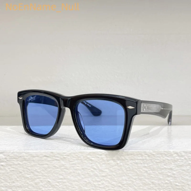 Aspace Odyssey Square crude acetic acid UV400 handmade Japanese men's classic retro designer brand outdoor high quality glasses