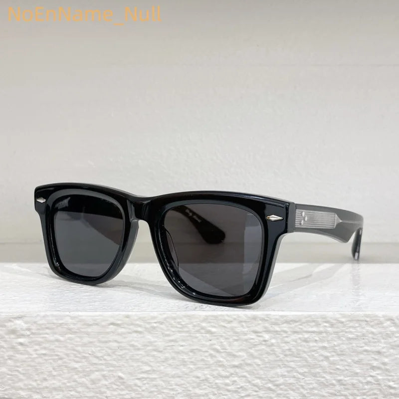 Aspace Odyssey Square crude acetic acid UV400 handmade Japanese men's classic retro designer brand outdoor high quality glasses