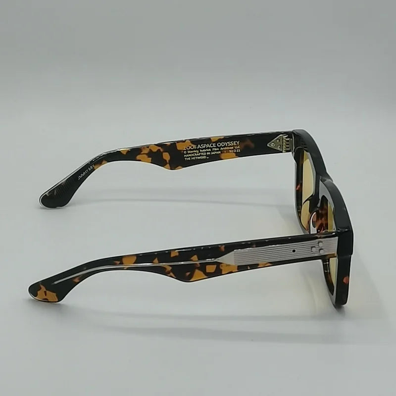Aspace Odyssey Square crude acetic acid UV400 handmade Japanese men's classic retro designer brand outdoor high quality glasses