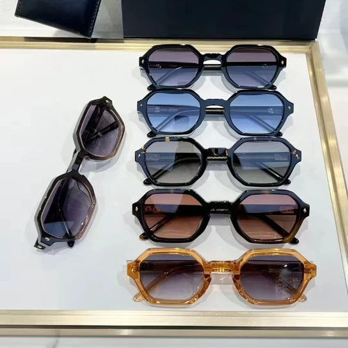 Acetate Sunglasses Designer John Da Fashion Sun Wear High Quality Rivet Glasses 2025 New Trend Men Women
