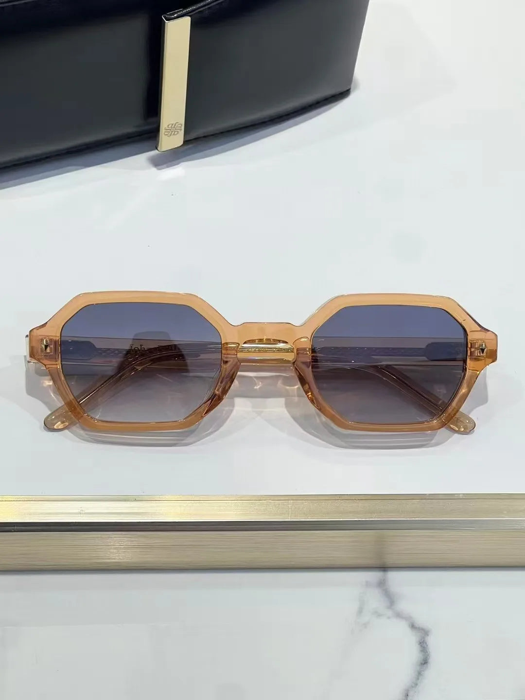 Acetate Sunglasses Designer John Da Fashion Sun Wear High Quality Rivet Glasses 2025 New Trend Men Women