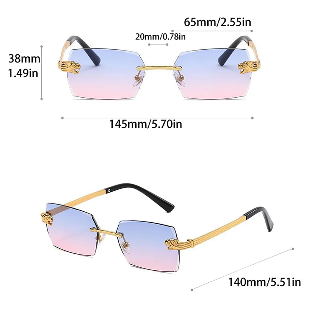 Fashion Leopard Sunglasses for Women Men Sun Glasses Brand Designer Luxury Gafas De Sol with UV Protection Driving Eyeglasses