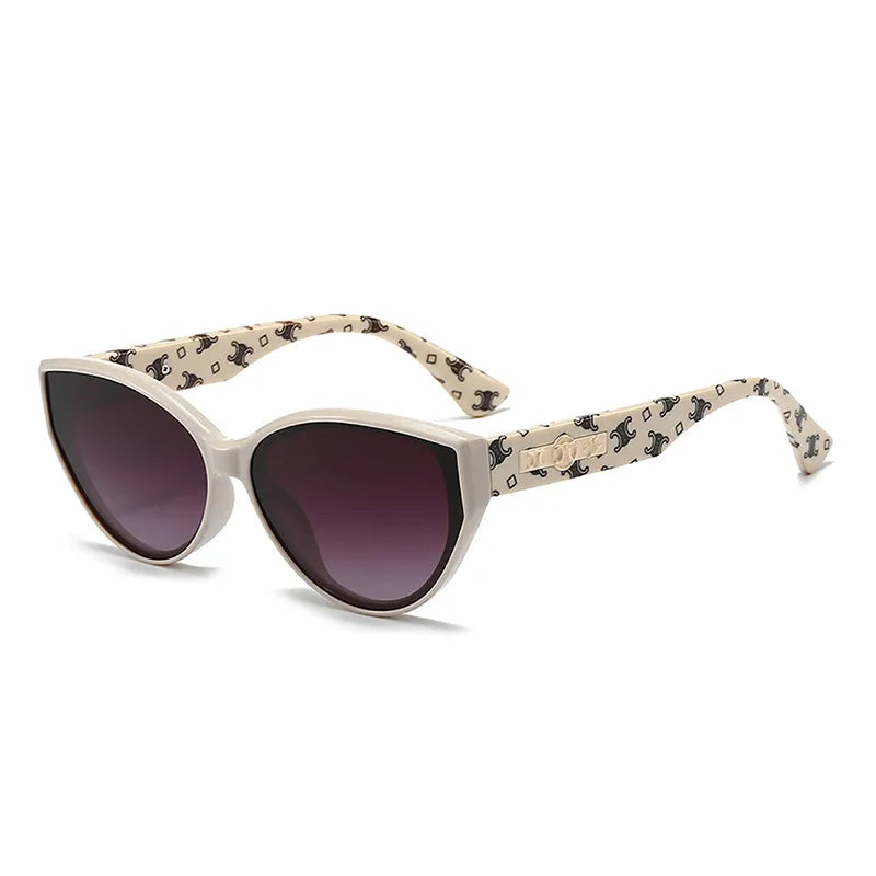 2025 New Brand Women Arch Oval Polairzed Sunglasses UV400 Protection Street Style Chic Round Face Flattering Fashion Accessories