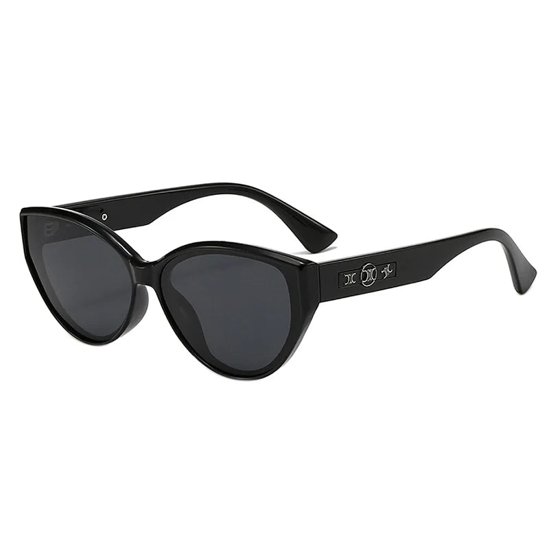 2025 New Brand Women Arch Oval Polairzed Sunglasses UV400 Protection Street Style Chic Round Face Flattering Fashion Accessories