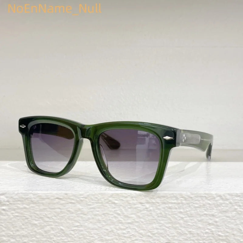 Aspace Odyssey Square crude acetic acid UV400 handmade Japanese men's classic retro designer brand outdoor high quality glasses