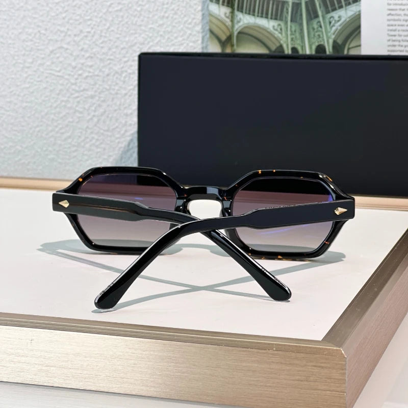 Acetate Sunglasses Designer John Da Fashion Sun Wear High Quality Rivet Glasses 2025 New Trend Men Women