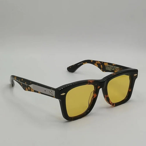 Aspace Odyssey Square crude acetic acid UV400 handmade Japanese men's classic retro designer brand outdoor high quality glasses