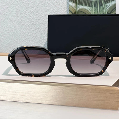 Acetate Sunglasses Designer John Da Fashion Sun Wear High Quality Rivet Glasses 2025 New Trend Men Women
