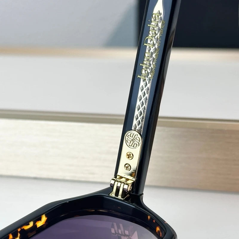 Acetate Sunglasses Designer John Da Fashion Sun Wear High Quality Rivet Glasses 2025 New Trend Men Women