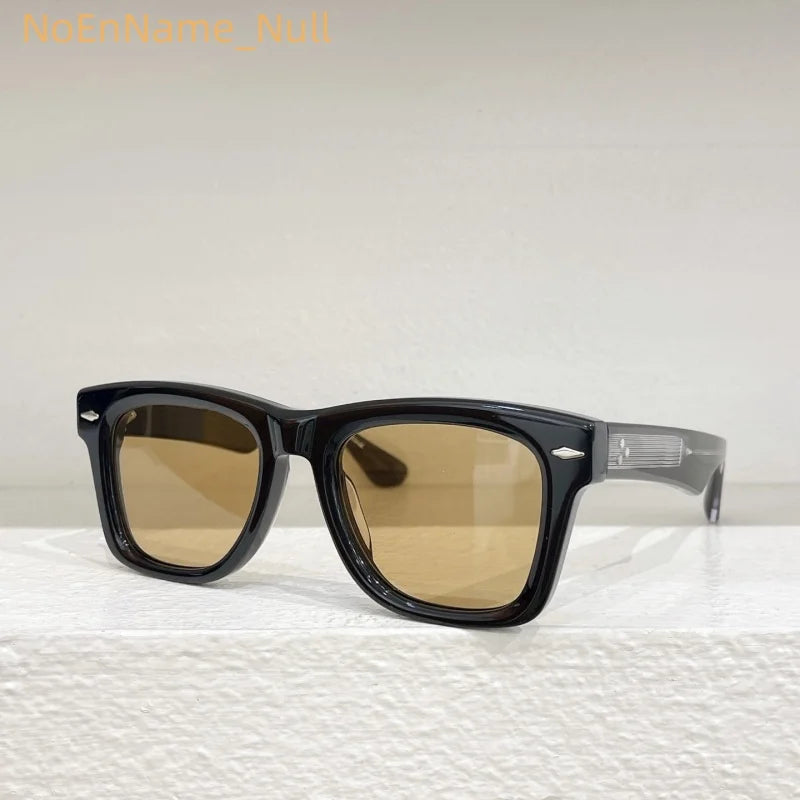 Aspace Odyssey Square crude acetic acid UV400 handmade Japanese men's classic retro designer brand outdoor high quality glasses