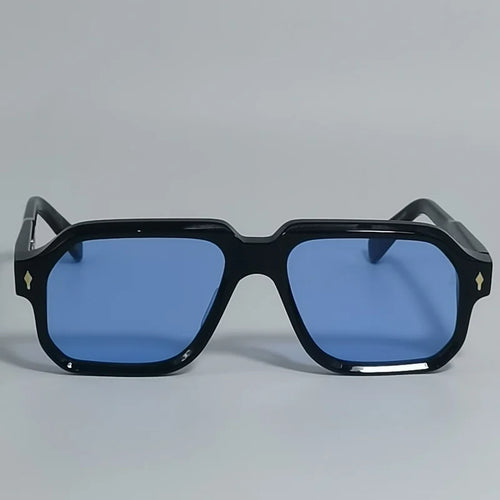 2025 Acetic acid Handmade CHALLENGERI large Square sunglasses Classic retro outdoor men's designer brand style UV400 glasses